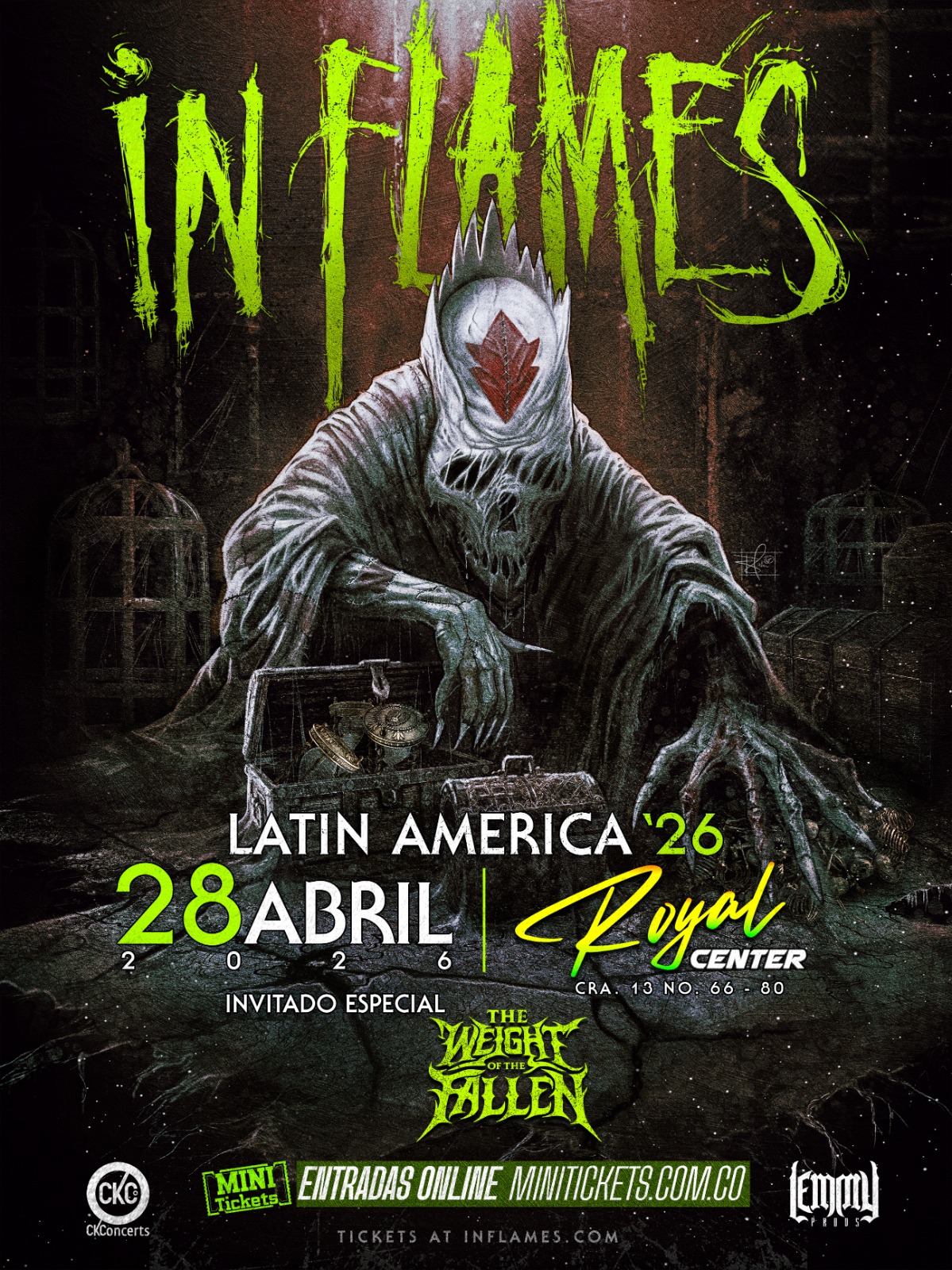 IN FLAMES EN BOGOTA