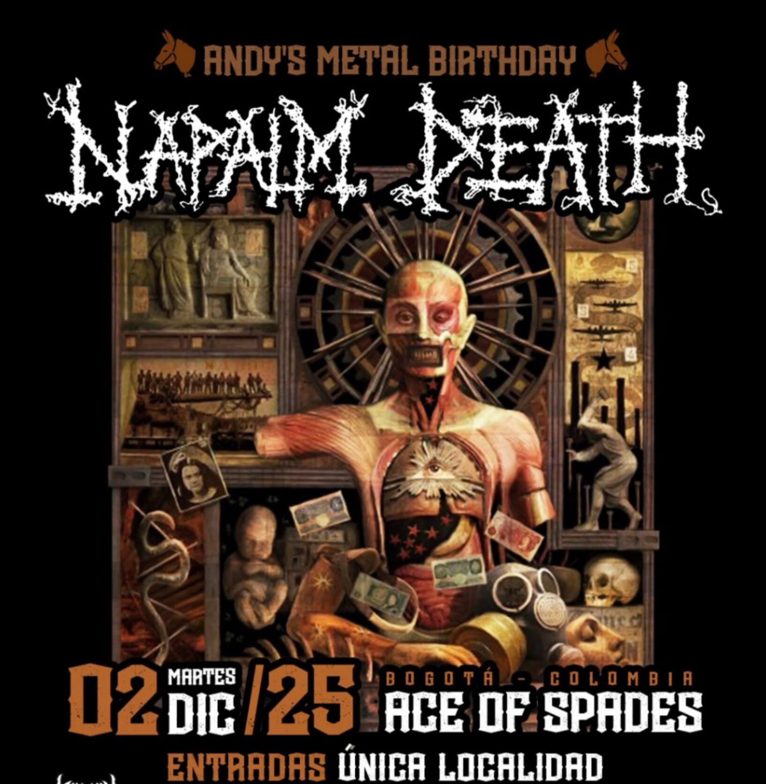 NAPALM DEATH EN BOGOTA