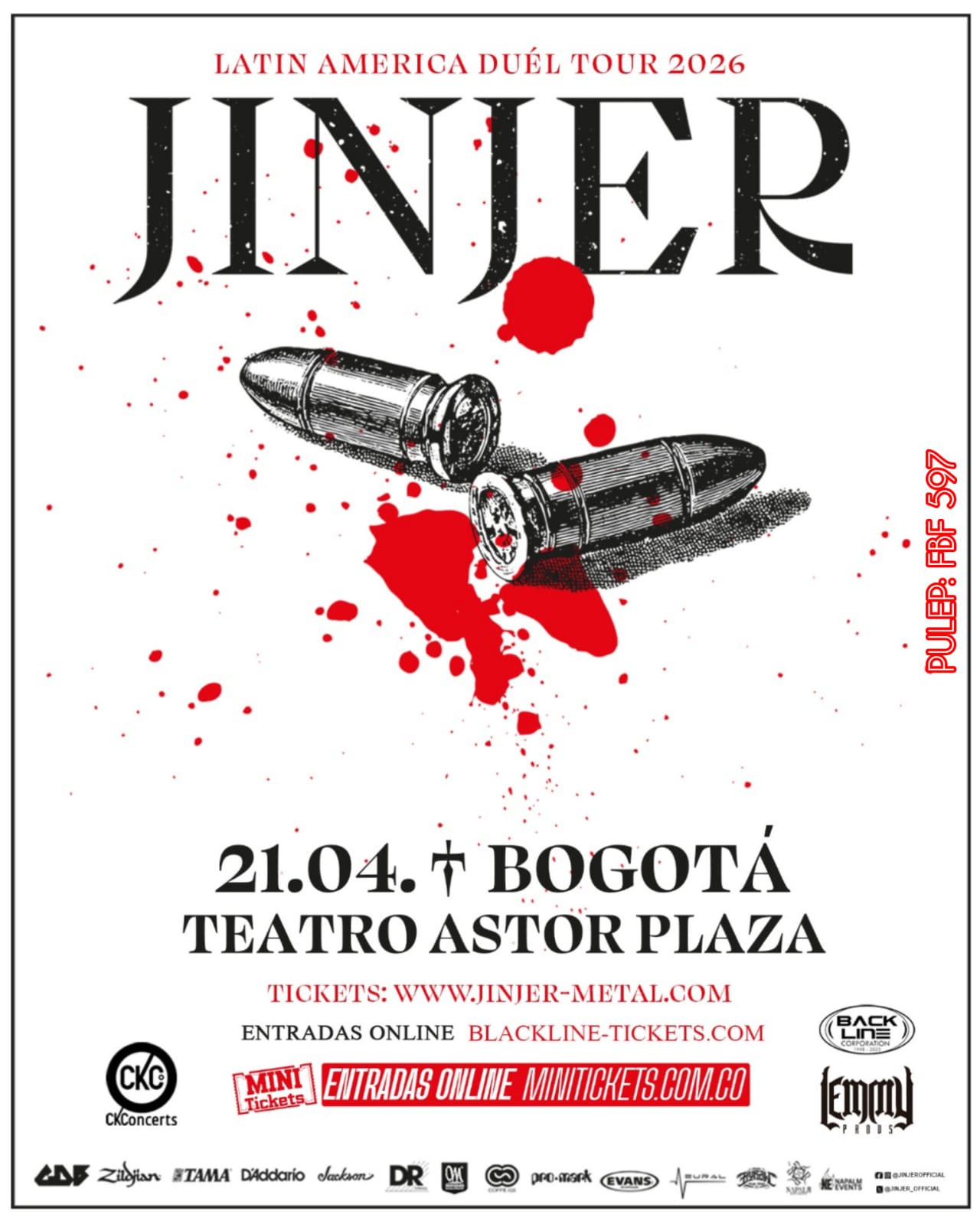 JINJER EN BOGOTA