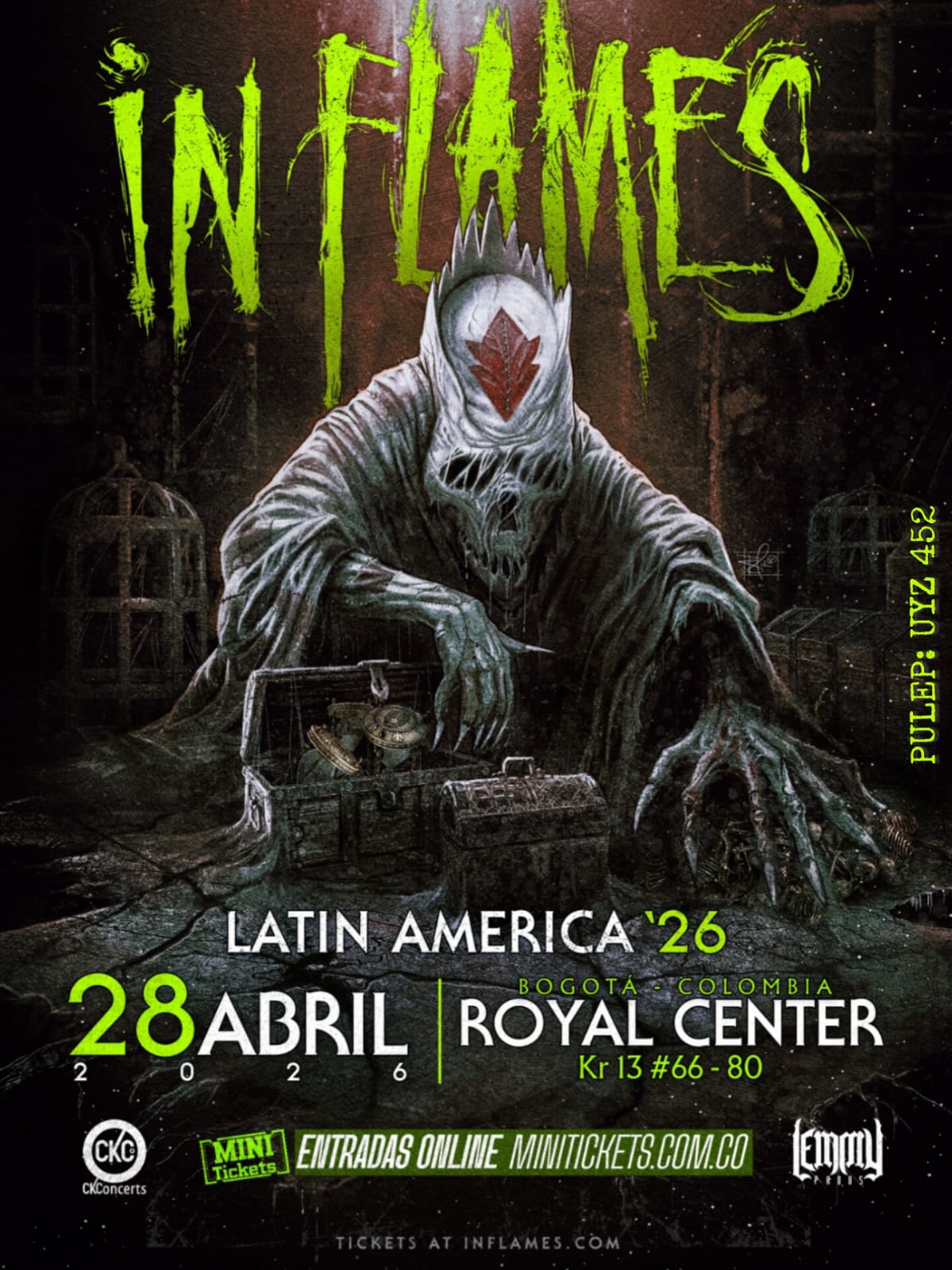 IN FLAMES EN BOGOTA
