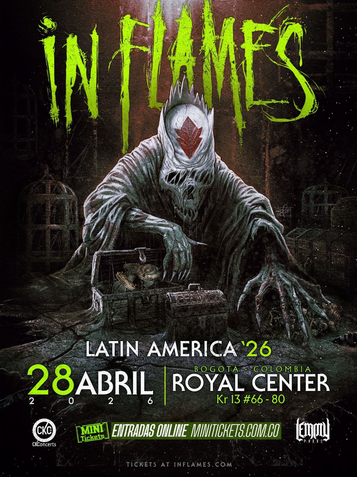 IN FLAMES EN BOGOTA