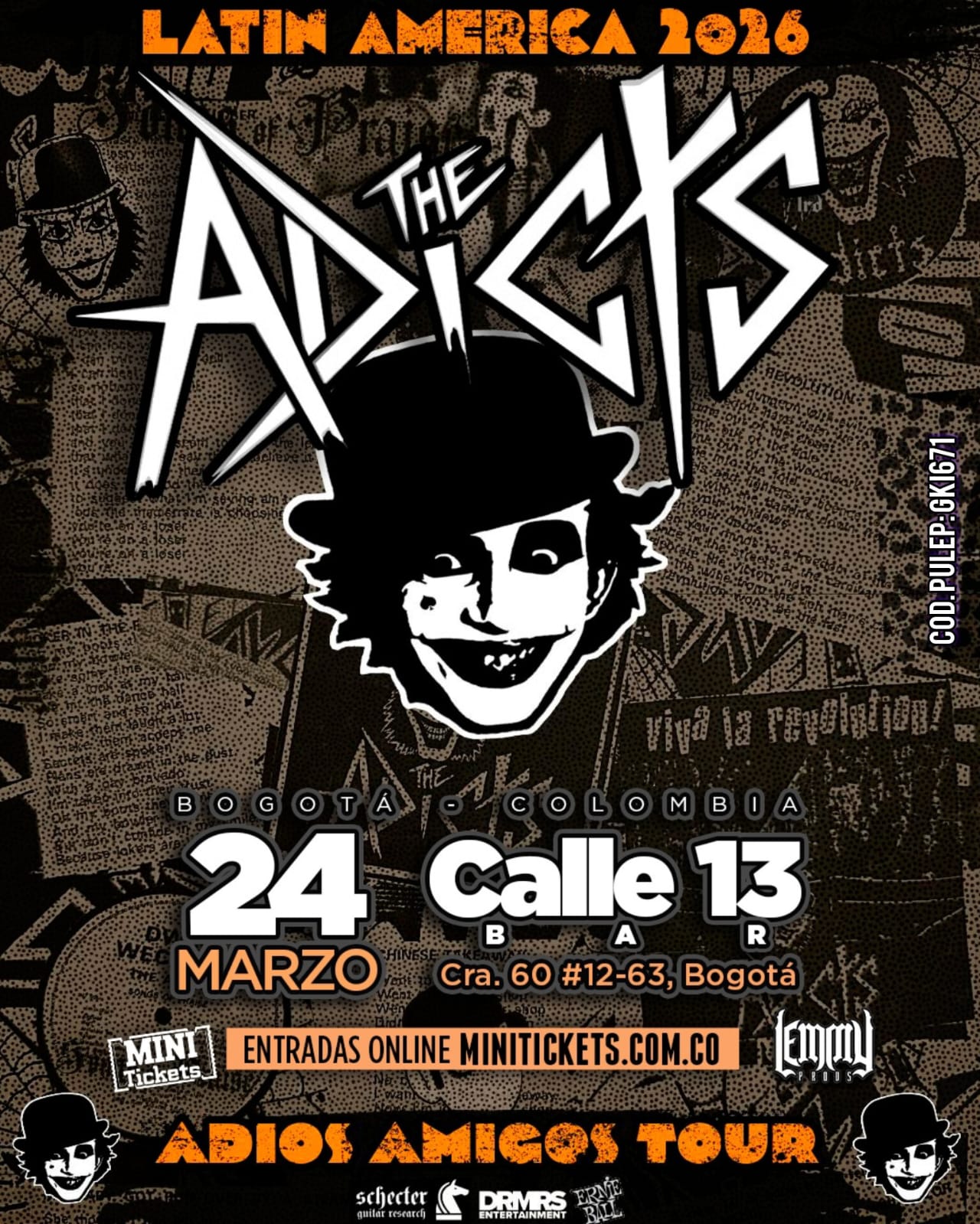 THE ADICTS EN BOGOTA