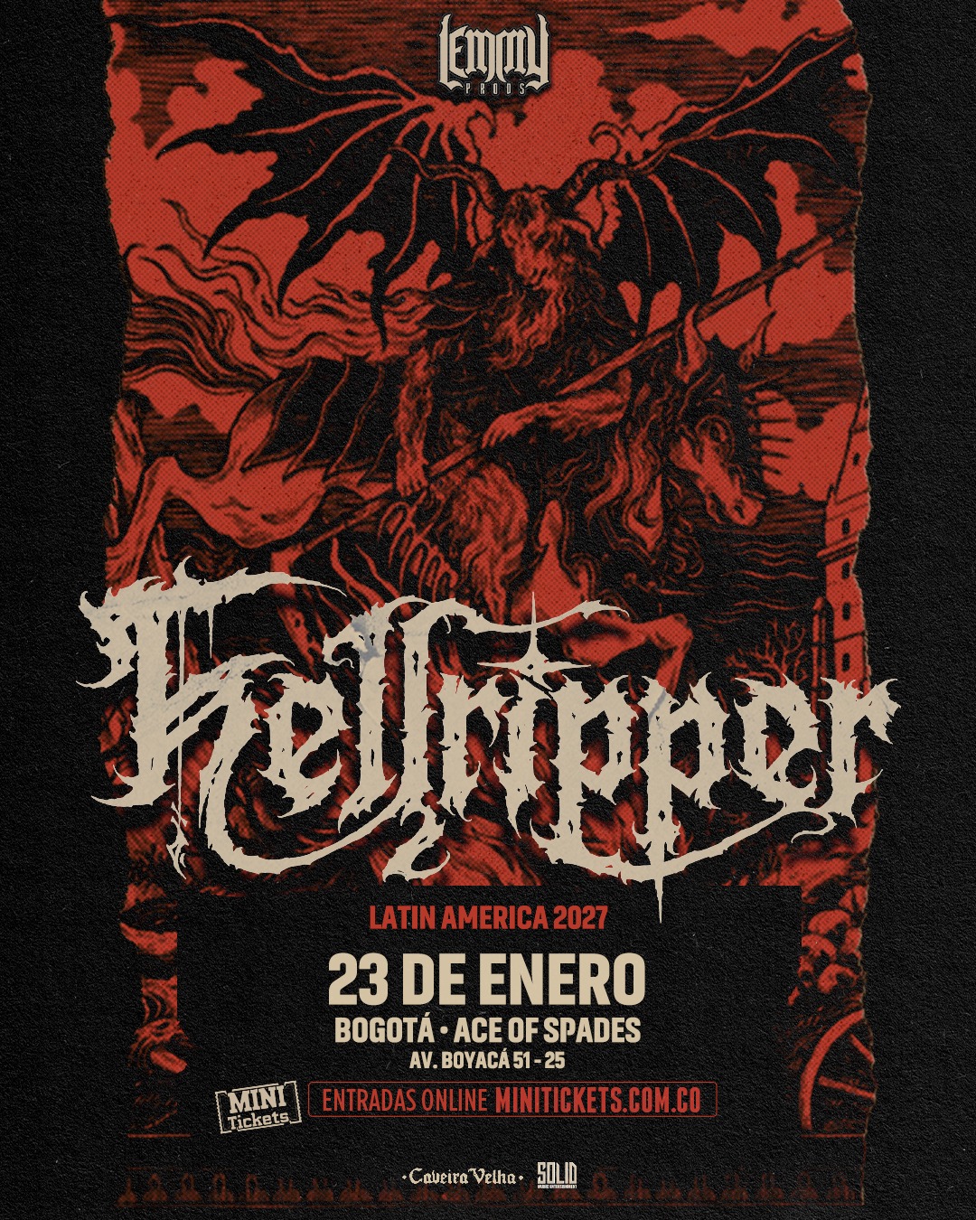 Hellripper en Bogotá 